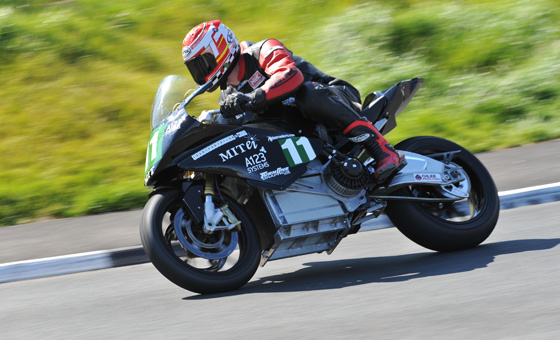 Allan Brew races Aermacchi and Seeley in Isle of Man TT events.